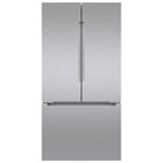 Bosch 800 Series 36" 20.8 Cu. Ft. French Door Refrigerator with Water & Ice Dispenser (B36CT81ENS) - Stainless Steel