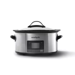 Pot de croûte 6qt Mon temps de cuisson lent - argent