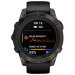 Garmin fēnix 7 Pro Sapphire Solar 47mm Bluetooth Multisport Smartwatch - Carbon Grey/Black