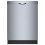 Bosch 300 Series 24" 46dB Smart Top-Control Precision Wash PureDry Aqua Stop Dishwasher with Third Rack (SHS53CM5N) - SS