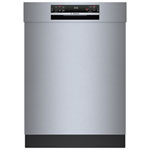 Bosch 800 Series 24" 42dB Smart Top-Control précision lavage cristal à sec AquaStop Lave-vaisselle avec troisième rack ENERGY STAR (SHE78CM5N) - Acier inoxydable