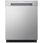LG 24" 52dB Front-Control Sense Clean Dynamic Dry Dishwasher ENERGY STAR (LDFC2423V) - Platinum Silver