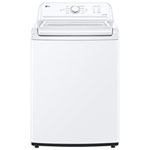 LG 4.8 Cu. Ft. (IEC) laveuse l'agitateur avec charge supérieure ThinQ, TurboWash, et laver Turbo/Speed (WT6105CW) - blanc