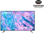 Open Box - Samsung 75" 4K UHD HDR LED Tizen OS Smart TV (UN75CU7000FXZC) - 2023 - Titan Grey - Great for Streaming