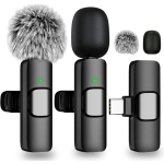 HLD Wireless Dual Professional Wireless Lavalier Microphone for Video Recording, Live Stream, YouTube, Facebook, TikTok, Vlog