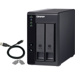 QNAP TR-002 2 Bay USB Type-C Direct Attached Storage with Hardware RAID (TR-002-US)