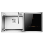 FOTILE 2-in-1 In-Sink Dishwasher Stainless Steel Bowl Sanitizing Dishwasher ENERGY STAR (SD2F-P3) - Black