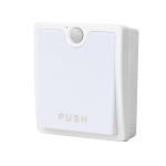RCA - LED Wall Light with Motion Sensor, 140 Lumens, White