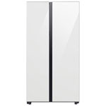 Open Box - Samsung Bespoke 36" 22.6 Cu Ft Side-By-Side Refrigerator w/ Water Dispenser (RS23CB760012AA) -White -Perfect Condition