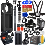 Essential Accessory Bundle for Insta360 ONE X3 Pocket Action Camera