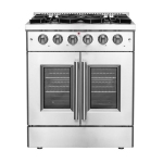Forno Galiano 30-inch Gamme de gaz de porte française autonome