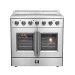 Forno Galiano 36-inch Gamme électrique de porte française autonome