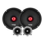 DS18 PRO-X8.4BMPK 550 W Max 8" Midrange Component Car Audio Speakers System