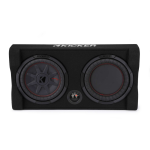 Coup de feu 48TRTP102 TRTP 10-inch (25cm) Subwoofer de feu mince vers le bas et boîtier radiateur passif, 2-Ohm, RoHS Compatibilité