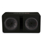 Kicker 48DCWR122 CompR 12"(30cm) dual subwoofers in vented encl, 2ohm, RoHS Compliant