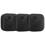 Blink Extérieur 4 Sans fil 1080p Complet HD IP Système de caméras de sécurité - paquet de 3 - noir