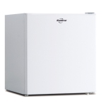 Koolatron 1.7 Cu Ft Compact Fridge With Freezer, White, Compressor Mini Fridge, Reversible Door, Flat Back, Removable Shelf For Dorm, Office, Rec Room