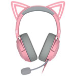 Casque de jeu Razer Kraken Kitty V2 Edition avec microphone pour PC - Quartz