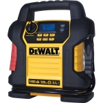 DEWALT DXAEJ14 Digital Portable Power Station Jump Starter: 1400 Peak/700 Instant Amps, 120 PSI Digital Air Compressor, 3.1A USB Ports, Battery Clamps, Yellow