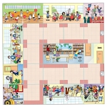 Terrapin School Mat for Bee-Bot or Blue-Bot Educational Coding Robots Playmat, Nursery Preschool Elementary Activity Mats Teaching and Learning Programmable Robotics for Boys and G