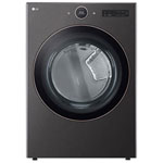 Open Box - LG 7.4 Cu. Ft. Electric Steam Dryer (DLEX6500B) - Black Steel - Scratch & Dent