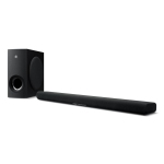 Yamaha - SR-B40ABL DOLBY ATMOS® Sound Bar with Wireless Subwoofer - Black