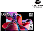 Open Box - LG G3 77" 4K UHD HDR OLED evo Gallery 120Hz webOS 23 Smart TV (OLED77G3PUA) - 2023 - Satin Silver - Great for Movies&Gaming