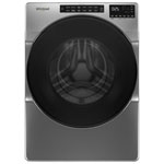 Open Box (Perfect Condition) Whirlpool 5.8 Cu. Ft. (IEC) Front Load Washer with Sanitize, Steam, and Quick Wash ENERGY STAR (WFW6605MC) - Chrome Shadow
