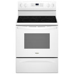Open Box - Whirlpool 30" 5.3 Cu Ft Fan Convection Freestanding Electric Air Fry Range (YWFE550S0LW) -White -Perfect Condition