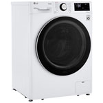 LG 2.6 Cu. Ft. (IEC) Compact Washer with ThinQ, TurboWash, Steam, and AI Fabric Sensing - Energy Star (WM1455HWA) - White