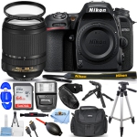 Nikon D7500 DSLR Caméra avec 18-140mm Lentille + 64GB + Flash + Ensemble de trépieds