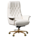 Colour: White-Office Chair