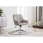 LUXWIN chaise de bureau en tissu Beige