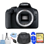 Canon EOS 2000D/Rebel T7 DSLR Camera (Body Only) Starter 32GB Bundle