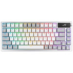 ASUS ROG Azoth sans fil NX Snow Mécanique OLED Afficher le clavier de jeu personnalisé - Blanc clair de lune - Seulement chez Best Buy