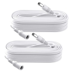 DC 12V Power Extension Cable for CCTV Security Camera DVR Standalone, 33FT(10m) DC Extension Cord 5.5mm x