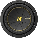 Kicker 50CWCD84 CompC 8" (20cm) subwoofer, DVC, 4ohm, RoHS Compliant