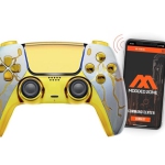 Gold Thunder Smart Anti Recoil Rapid Fire Controller Compatible with PS5 Custom Modded Controller All Shooter Games & More