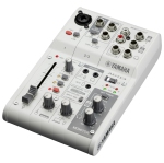 Yamaha AG03MK2 Mixer w/ USB Audio Interface - White
