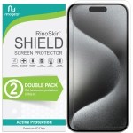 (2-Pack Screen Protector Compatible with Apple iPhone 15 Plus (6.7" in.) Screen Protector Case Friendly