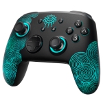 [Luminous Pattern] Switch Pro Controller Wireless Manette Compatible with Nintendo Switch/OLED/Lite, FUNLAB Firefly Gamepad with 7 LED Colors/NFC/Paddle for Zelda Zonaite Fans