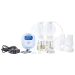 Ameda Mya Joy Plus Double Electric Breast Pump with Rechargeable Battery AND Clean Ease Steam Sanitization bags (7 count) *BEST BUY EXCLUSIVE*