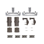 W10712395 Whirlpool Dishwasher Upper Dishrack Adjuster Assembly Kit