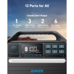 Anker 555 Power Station (1024 Wh| 1000W) with Anker 100W Solar