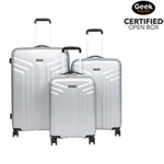 Open Box - Samsonite Symphony 3-Piece Hard Side Luggage Set - Silver - Only at Best Buy