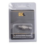 Pressure washer fitting PLUG, 1/4"QD MNPT PKG