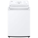 Open Box - LG 4.8 Cu. Ft. High Efficiency Top Load Washer (WT6105CW) - White - Scratch & Dent