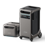 Anker 7680Wh/6000W Portable Generator, Anker SOLIX F3800 with BP3800 Extra Battery, LFP Battery, for Home Backup, EV, and Power Outage