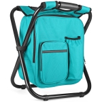 Backpack Stool Cooler Chair Heavy Duty 400 LBS Max Load Portable Lightweight Stool Backpack Folding Fishing Cooler Stool for Camping Hunting Fishing