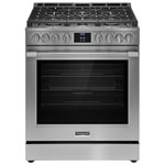 Frigidaire Pro 30" 6.0 Cu. Ft. True Convection 6-Burner Gas Air Fry Range (PCFG3080AF) - Stainless